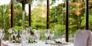 Wedding Table Setting at The Netherwood Hotel & Spa in Grange-over-Sands, Cumbria