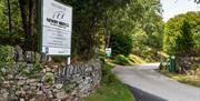 Signage at Newby Bridge Country Caravan Park in Newby Bridge, Lake District