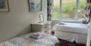 Twin Bedroom at The Old Barn & The Farm House in Keswick, Lake District