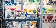 Glass and Ceramics on display at The Old Courthouse Gallery in Ambleside, Lake District