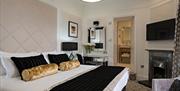 Oak Suite Bedroom at Low Wood Bay Resort & Spa in Windermere, Lake District