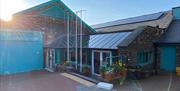 Entrance at The Old Laundry Theatre in Bowness-on-Windermere, Lake District