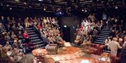 Interior and Stage at The Old Laundry Theatre in Bowness-on-Windermere, Lake District