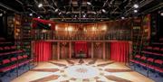 Stage at The Old Laundry Theatre in Bowness-on-Windermere, Lake District