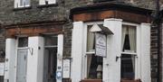 Exterior and Signage at Lindisfarne House in Keswick, Lake District