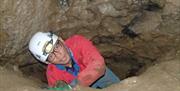 Visitor Caving with Go Cave in the Lake District, Cumbria