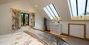 Bedroom at Moor View Cottage at Park Cliffe Camping & Caravan Estate near Windermere, Lake District
