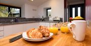 Self Catered Breakfast at Moor View Cottage at Park Cliffe Camping & Caravan Estate near Windermere, Lake District