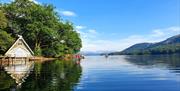 Visitors on a Canoe and Bushcraft Experience with Scenic Views with Path to Adventure in the Lake District, Cumbria