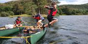 Family on a Canoe and Bushcraft Experience with Path to Adventure in the Lake District, Cumbria