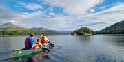 Family on a Canoe and Bushcraft Experience with Scenic Views with Path to Adventure in the Lake District, Cumbria