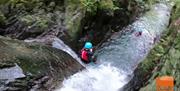 Visitors Canyoning & Ghyll Scrambling with Path to Adventure in the Lake District, Cumbria