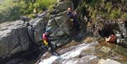 Visitors Canyoning & Ghyll Scrambling with Path to Adventure in the Lake District, Cumbria