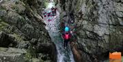 Visitors Canyoning & Ghyll Scrambling with Path to Adventure in the Lake District, Cumbria