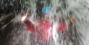 Visitors Canyoning & Ghyll Scrambling with Path to Adventure in the Lake District, Cumbria