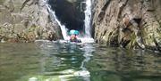 Visitors Canyoning & Ghyll Scrambling with Path to Adventure in the Lake District, Cumbria