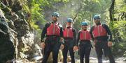 Visitors Canyoning & Ghyll Scrambling with Path to Adventure in the Lake District, Cumbria