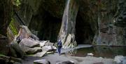 Visitors Abseiling with Path to Adventure in the Lake District, Cumbria