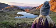 Visitor on a Guided Walk with Path to Adventure in the Lake District, Cumbria