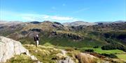 Visitor on a Guided Walk with Path to Adventure in the Lake District, Cumbria