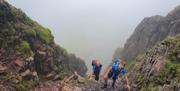 Visitors on a Guided Walk with Path to Adventure in the Lake District, Cumbria