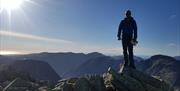 Visitor on a Guided Walk with Path to Adventure in the Lake District, Cumbria