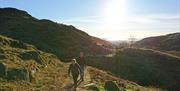 Visitors on a Guided Walk with Path to Adventure in the Lake District, Cumbria