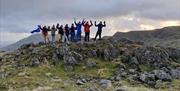 Visitors on a Guided Walk with Path to Adventure in the Lake District, Cumbria