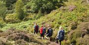 Visitors on a Guided Walk with Path to Adventure in the Lake District, Cumbria