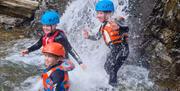 Family Ghyll Scrambling in the Lake District with Path to Adventure