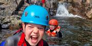 Family Ghyll Scrambling in the Lake District with Path to Adventure