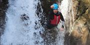 Visitor Ghyll Scrambling in the Lake District with Path to Adventure