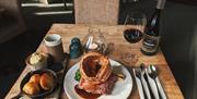Roast dinner from The Black Swan Restaurant in Ravenstonedale, Cumbria