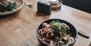 Food from The Black Swan Restaurant in Ravenstonedale, Cumbria