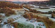 Bird's Eye View of Parkgate Farm Holidays in Eskdale, Lake District