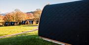 Camping Pod Exterior at Parkgate Farm in Eskdale, Lake District