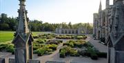 Overlooking the Gardens at Lowther Castle & Gardens in Lowther, Lake District