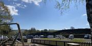 Playground at Pennine View Caravan Park in Kirkby Stephen, Cumbria