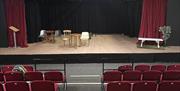 Stage and seats at Penrith Players Theatre in Penrith, Cumbria