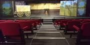 Stage and seats at Penrith Players Theatre in Penrith, Cumbria