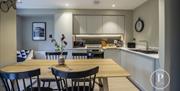 Kitchen and Living Area at Primero Apartments in Backbarrow, Lake District