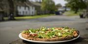 Pizza at The Queen's Head in Askham, Lake District