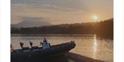 See the Sunset on RIB Boat Tours on Windermere with Graythwaite Adventure in the Lake District, Cumbria