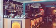 Bar area at Raven's Nest in Whitehaven, Cumbria