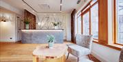 Lounge seating at The Wilding Hotel in Brough, Cumbria