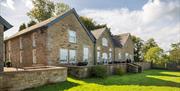 Stable Suites as Seen from the Kitchen Gardens at Farlam Hall Hotel near Brampton, Cumbria