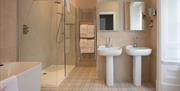 Deluxe Bathroom at Farlam Hall Hotel near Brampton, Cumbria