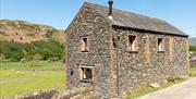 Exterior of Rigg Barn at Fornside Farm Cottages in St Johns-in-the-Vale, Lake District