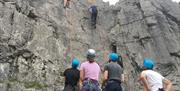 Group Rock Climbing with Rock n Ridge in the Lake District, Cumbria