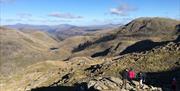 Views from Hike Scafell Pike with Rock n Ridge in the Lake District, Cumbria